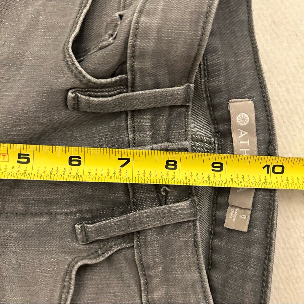 Athleta Women’s‎ Sculptek Ultra SkinnyGray Washed Jeans Size 0 - Picture 10 of 11